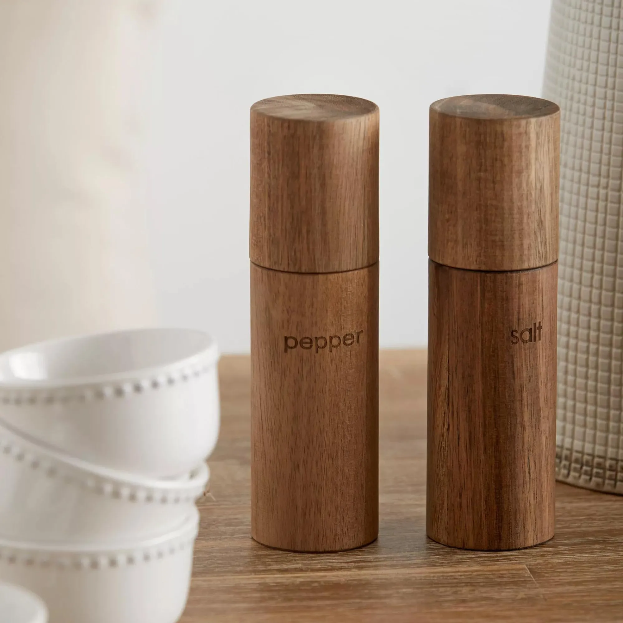 Bouclair Wooden Pepper Grinder