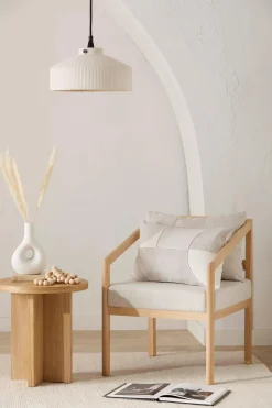 Sale Bouclair Wooden Round Side Table