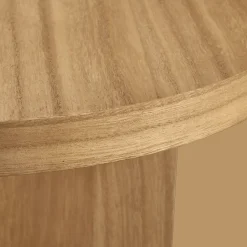 Sale Bouclair Wooden Round Side Table
